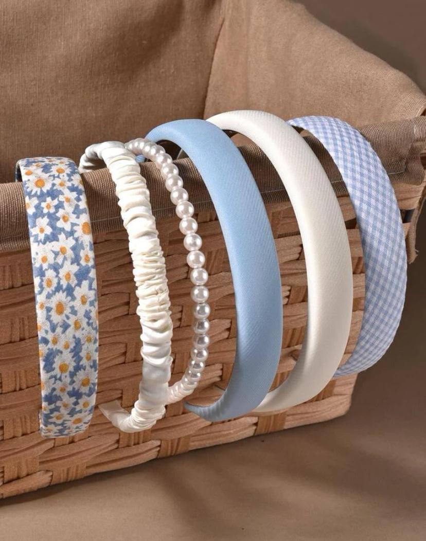 2 pcs Random color simple headband