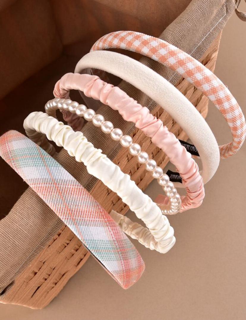 2 pcs Random color simple headband