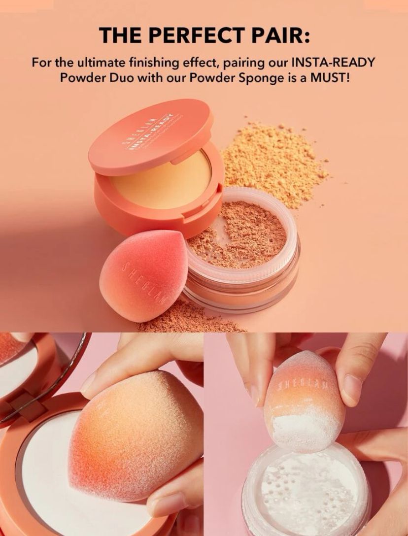 SHEGLAM Insta-Ready Face & Under Eye Setting Powder Duo
