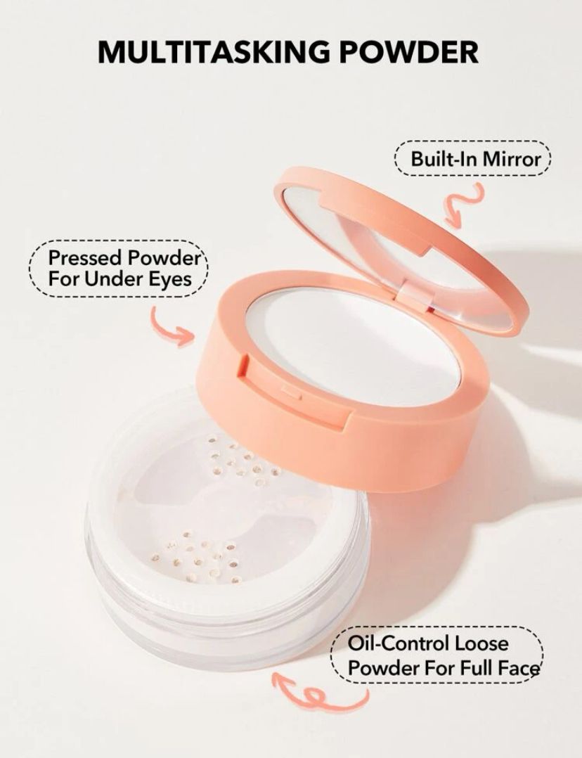 SHEGLAM Insta-Ready Face & Under Eye Setting Powder Duo