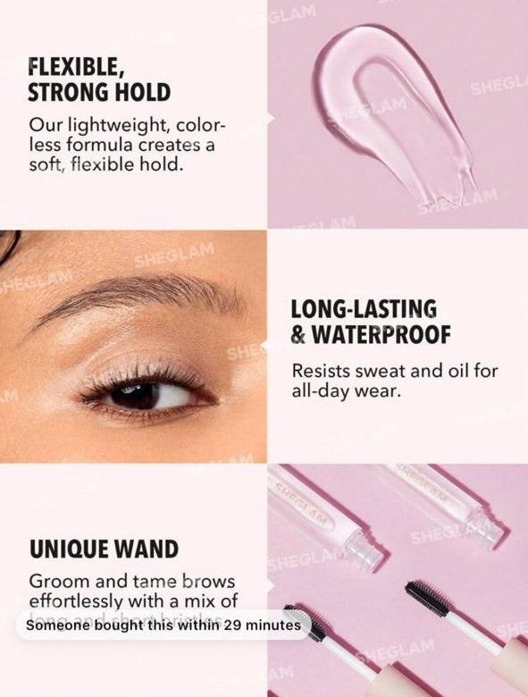 SHEGLAM Set Me Up Clear Brow Gel