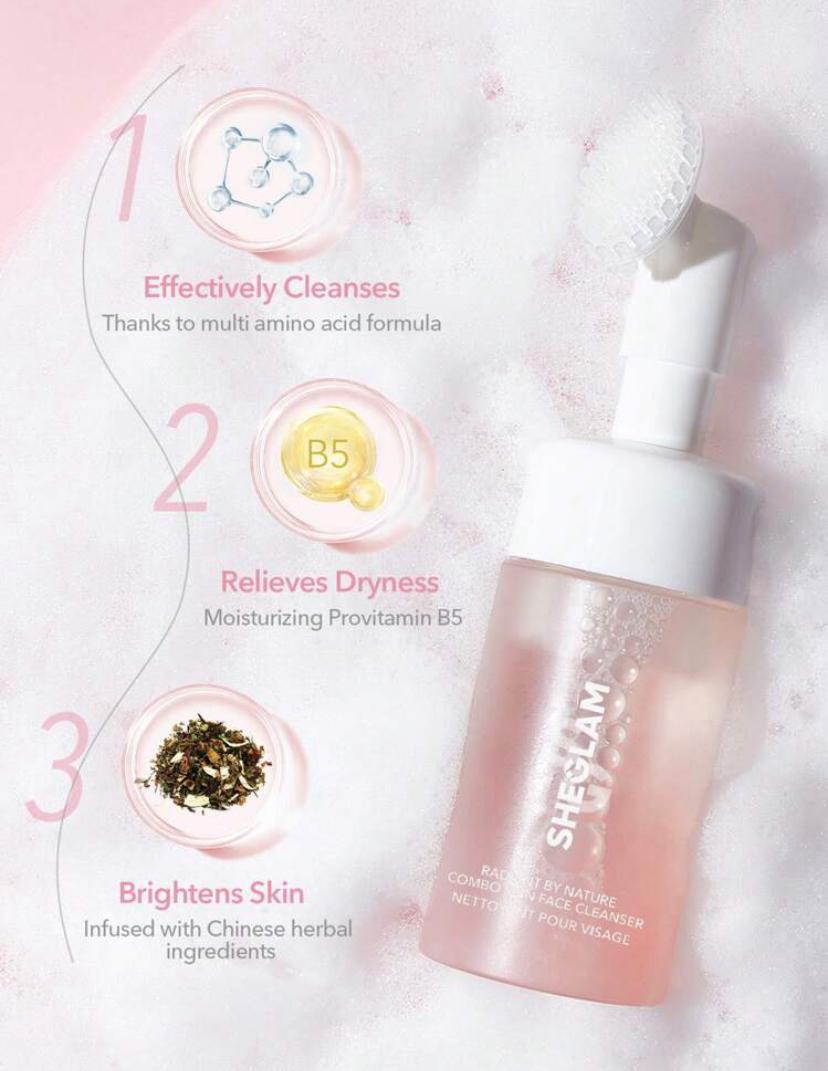SHEGLAM Radiant By Nature Skin Face Cleanser 100ml