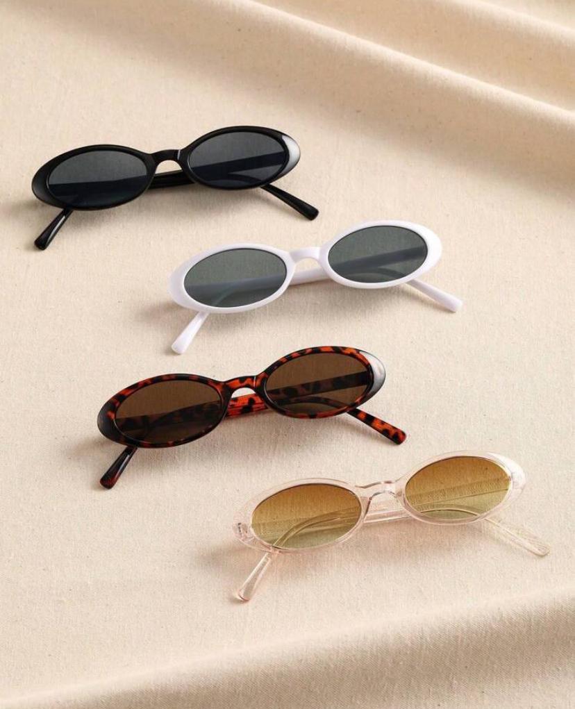 1pc Small Oval Sunglasses