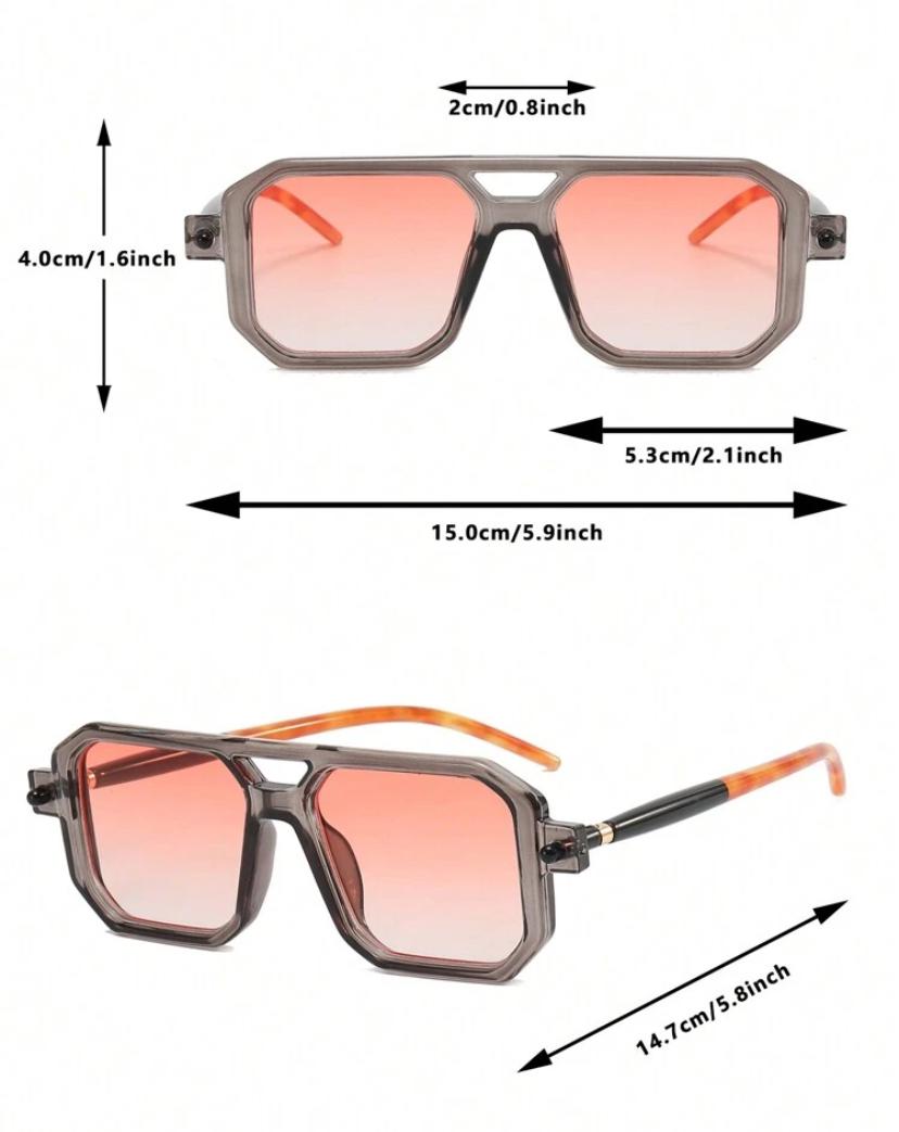 Retro Square Fashion Glasses