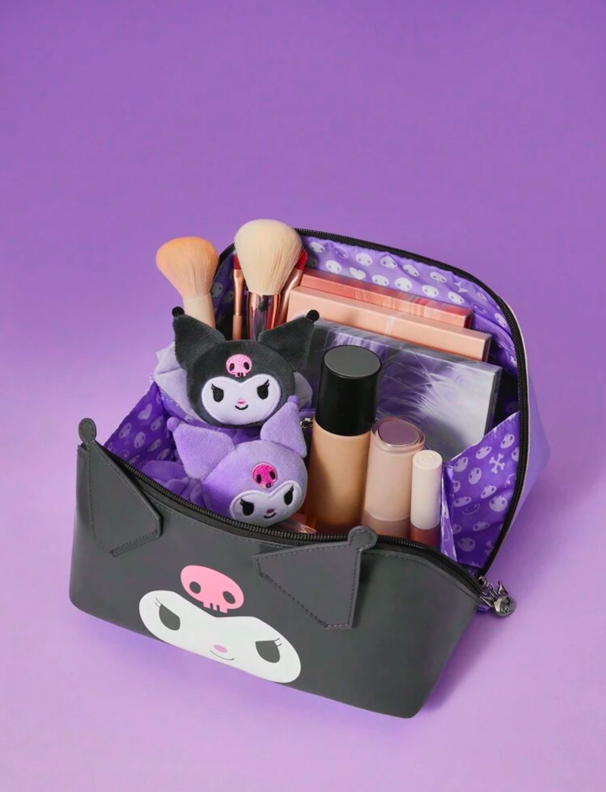Kuromi Black Cosmetic Bag