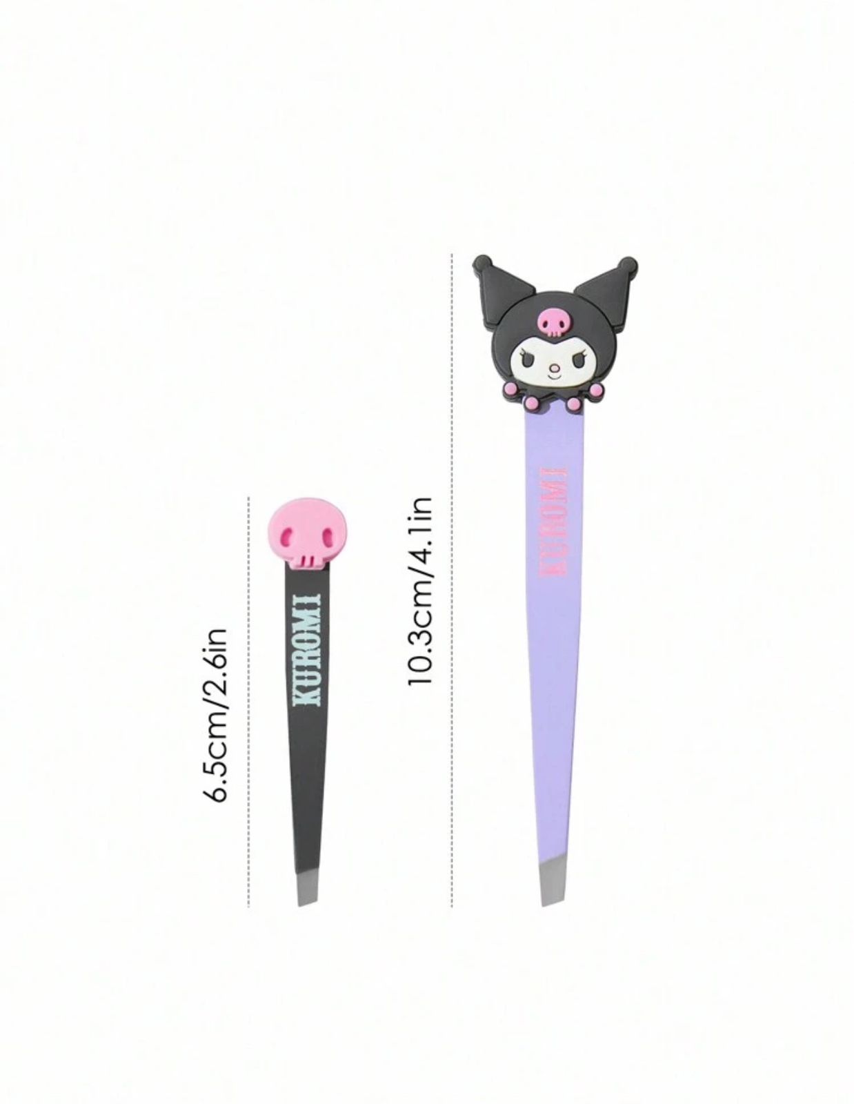 Kuromi 2pcs Eyebrow Tweezers Set