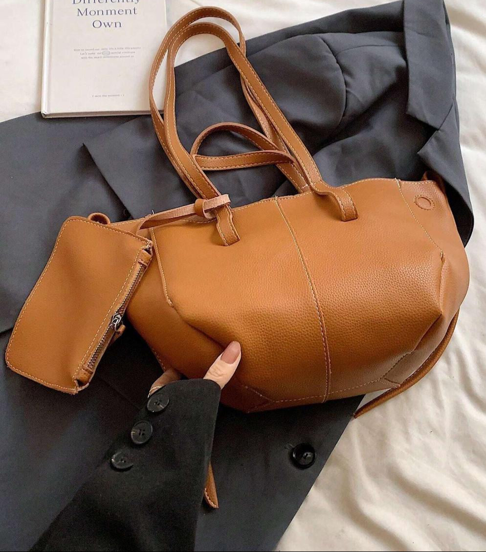2pcs Handbag Women Casual Tote Bag