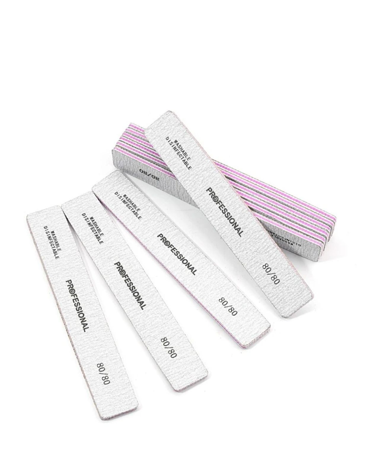 1pc 80/80 Professional Nail File
