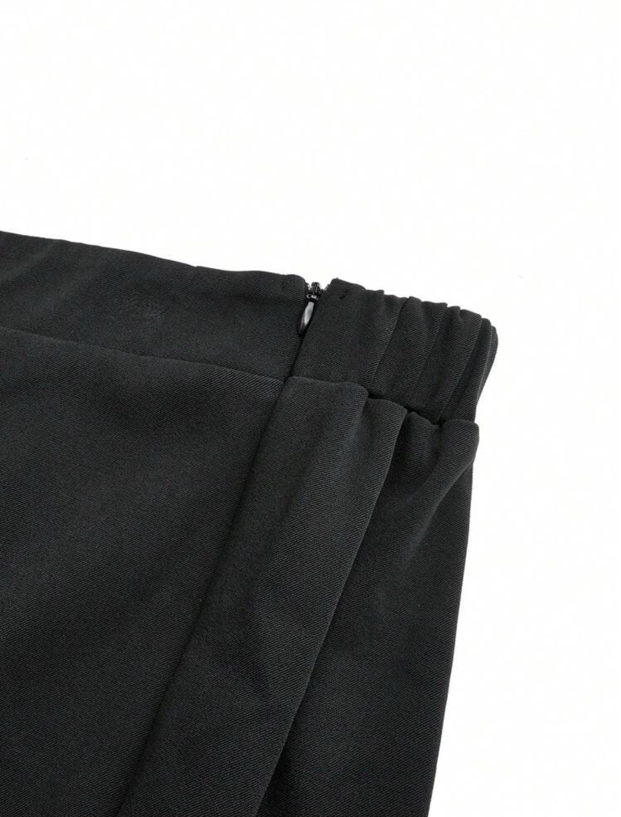 SHEIN Plus Size Black Blazer Jacket and Flare Pants Suit --SIZE 1XL