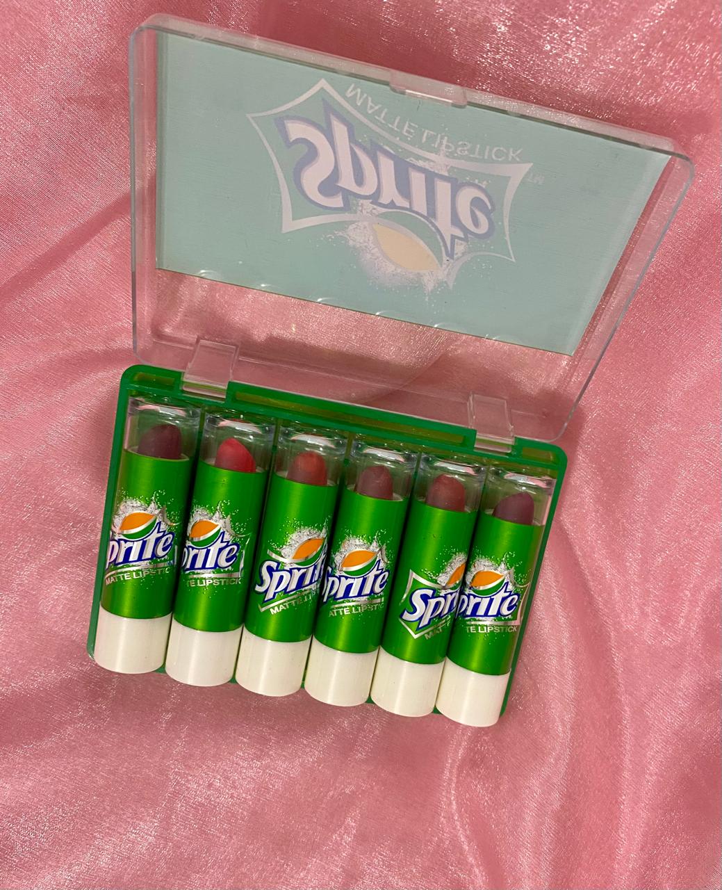 Sprite Box of 6pcs Matte Lipstick