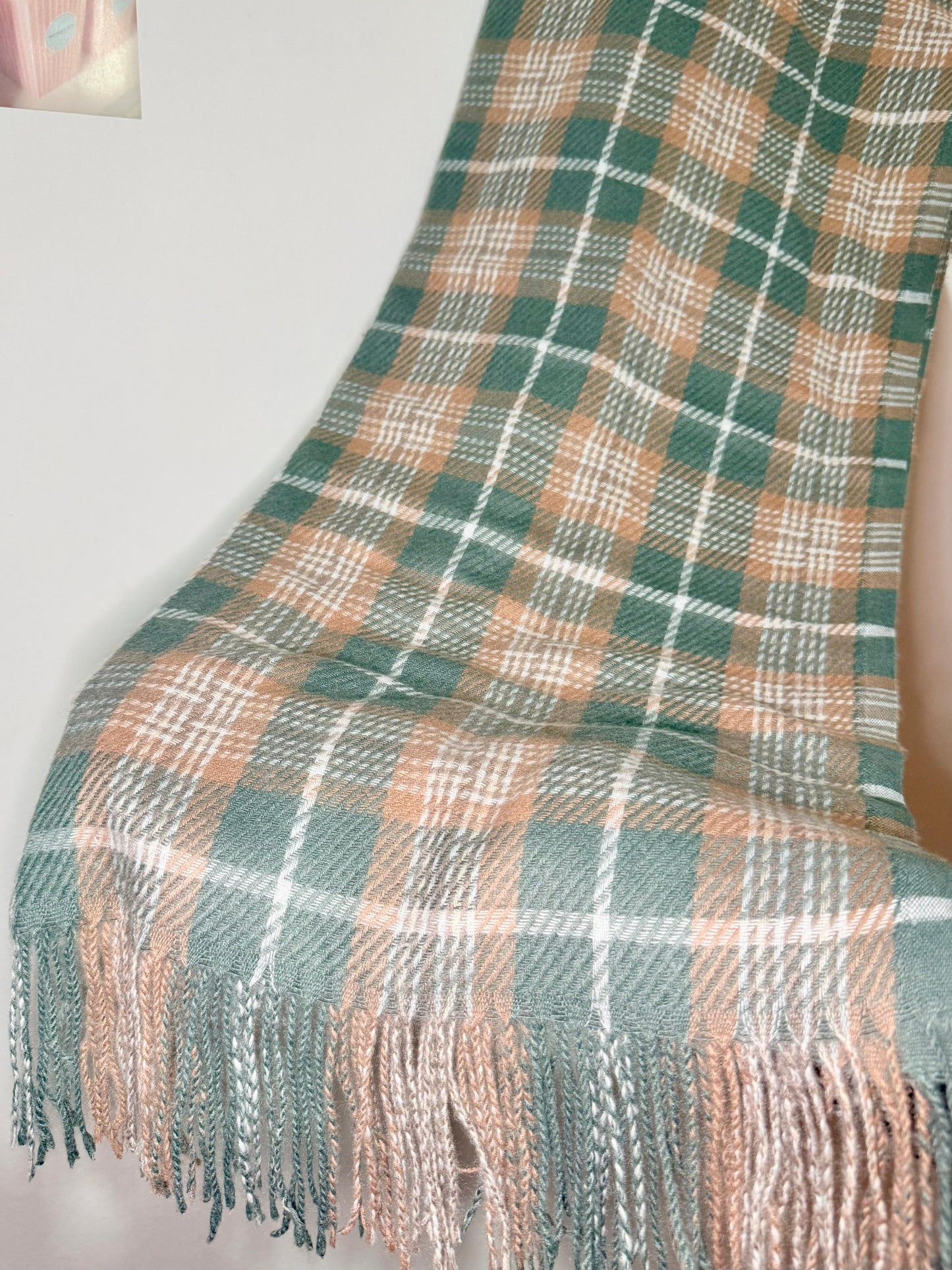 1pc Women's Fashion Plaid Scarf