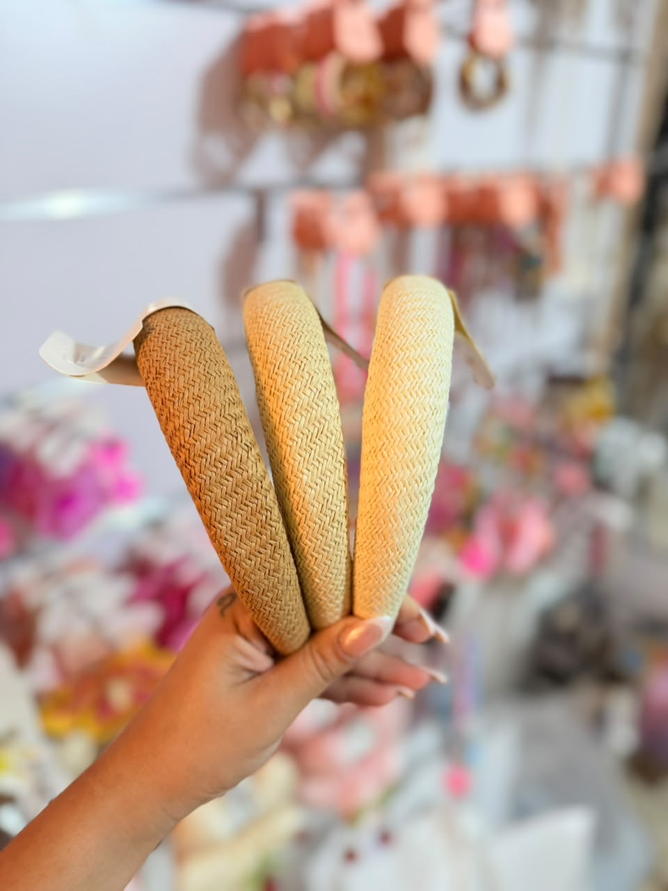 Woven Straw Hair Band