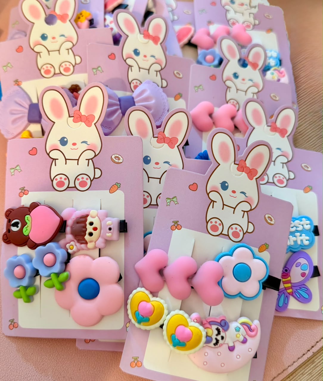 4pcs Kids Hair Pin Set (Random Designs)
