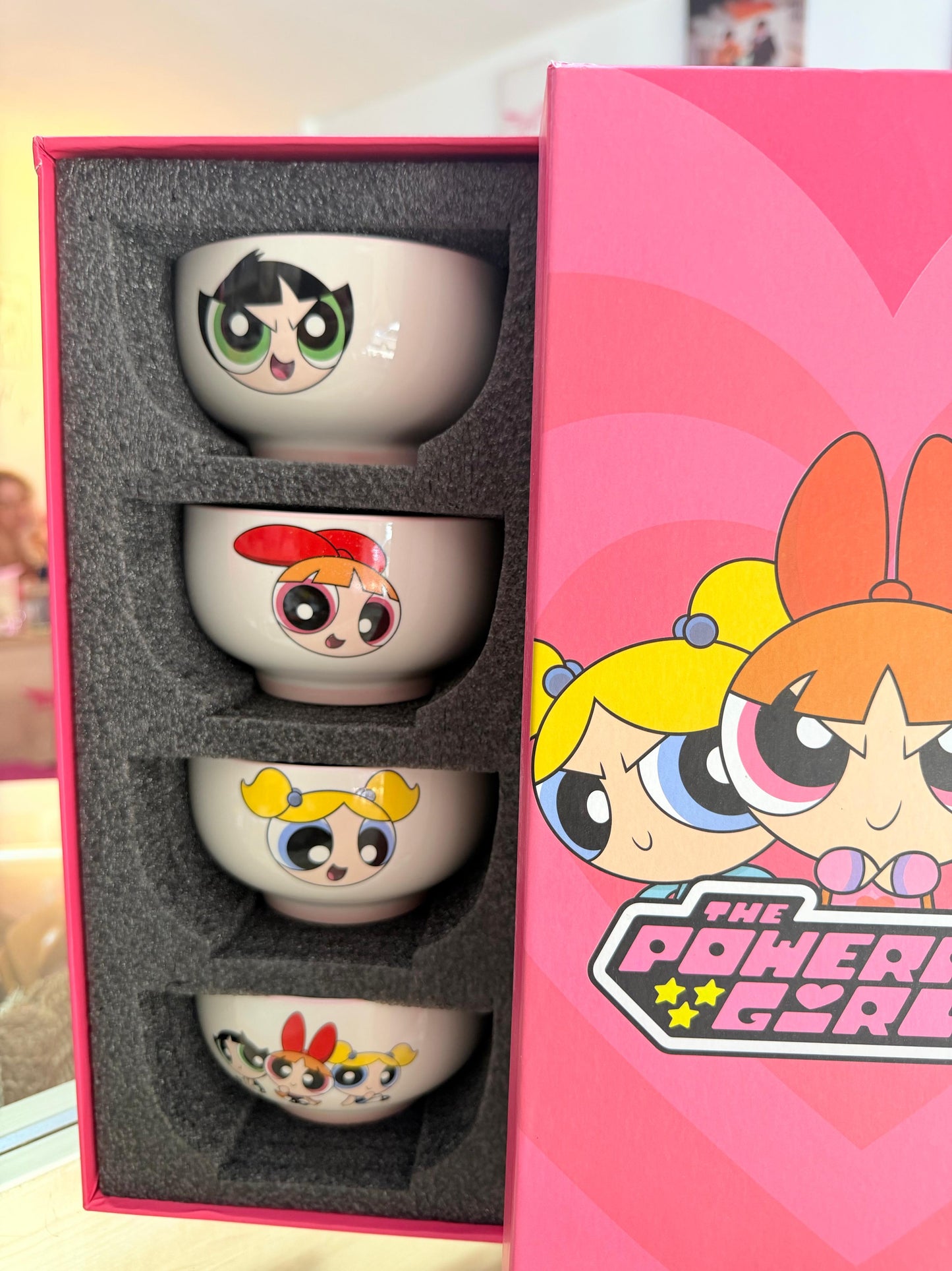Powerpuff Girls Ceramic Bowl Set (4 Pieces)