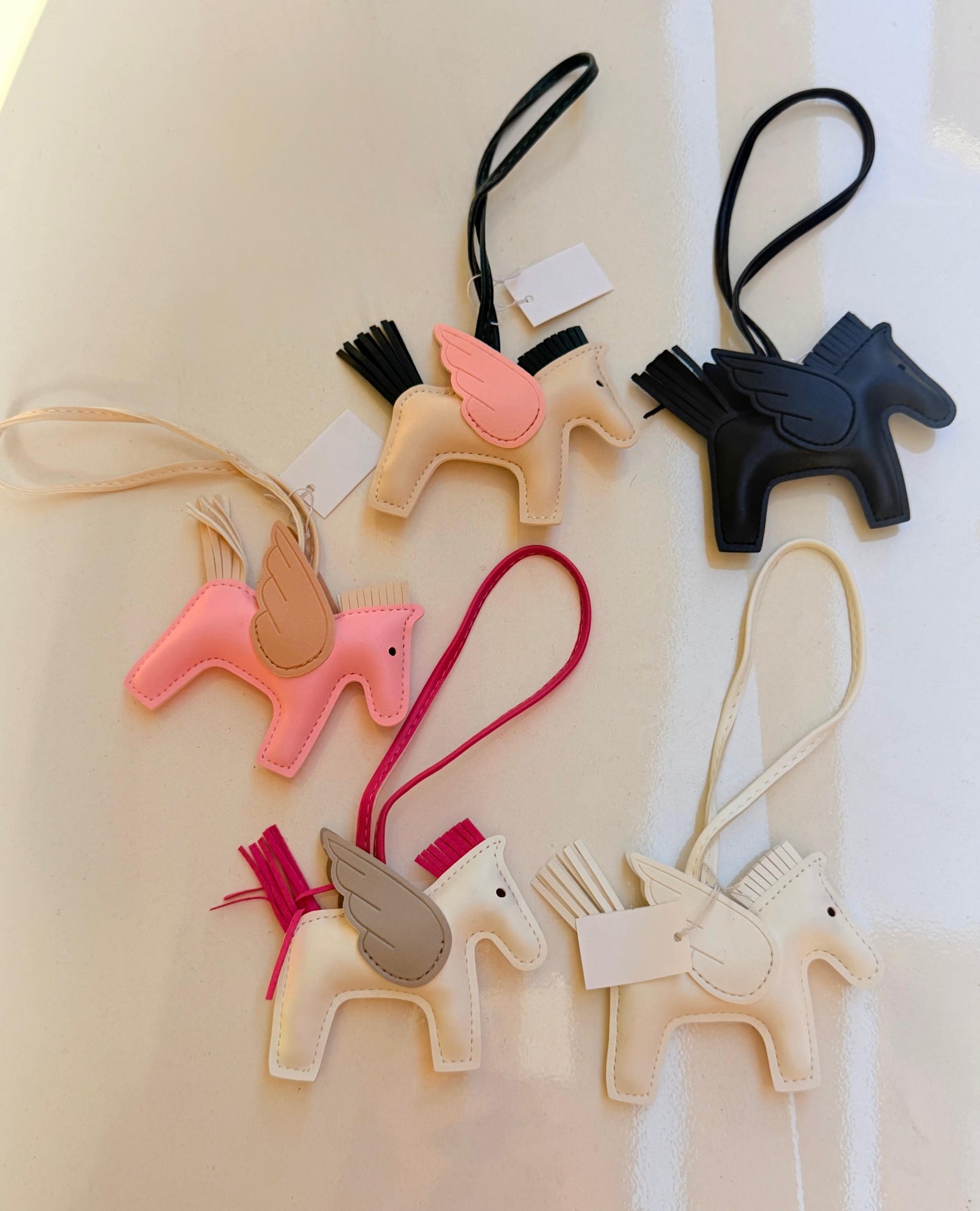 Horse Leather Bag Charm