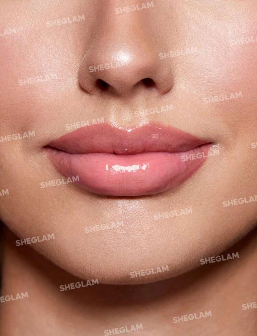 SHEGLAM Lip Gloss Moisturizing Liquid Lipstick High Shine Finish Sponge Tip Applicator