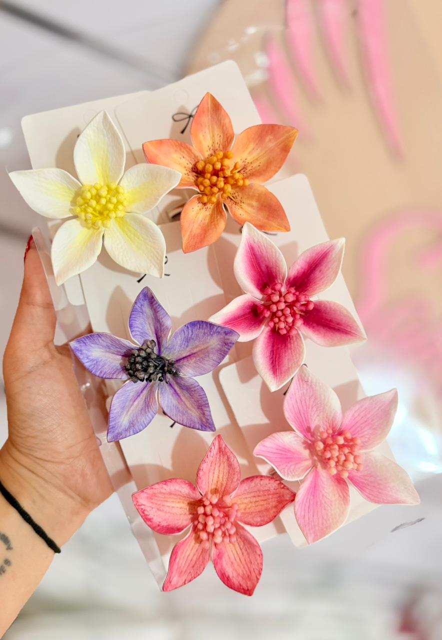 Floral Petal Hair Clip