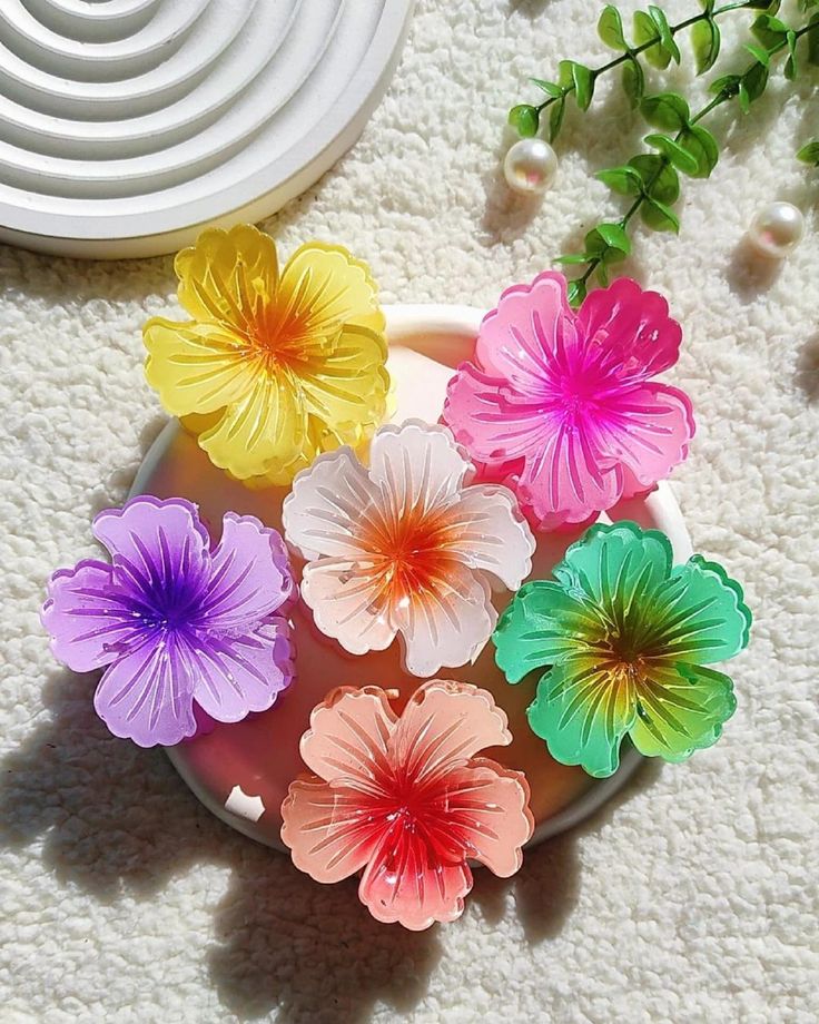 Bloom Flower Hair Clip 3pcs Set