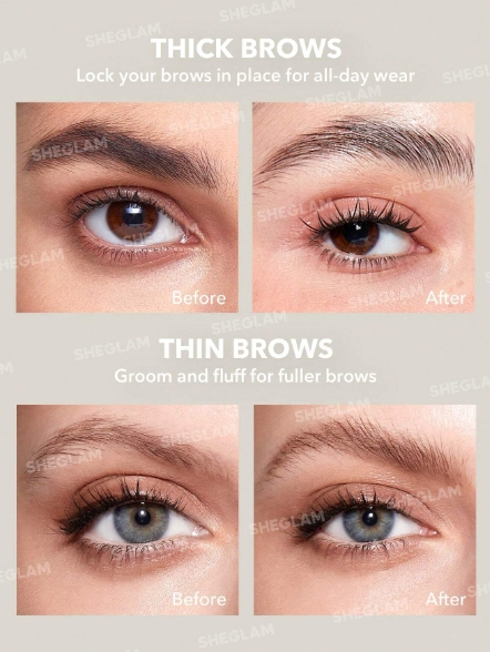 SHEGLAM Crystal Clear Set Me Up Brow Waterproof Gel