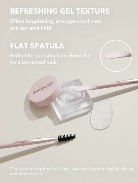 SHEGLAM Crystal Clear Set Me Up Brow Waterproof Gel