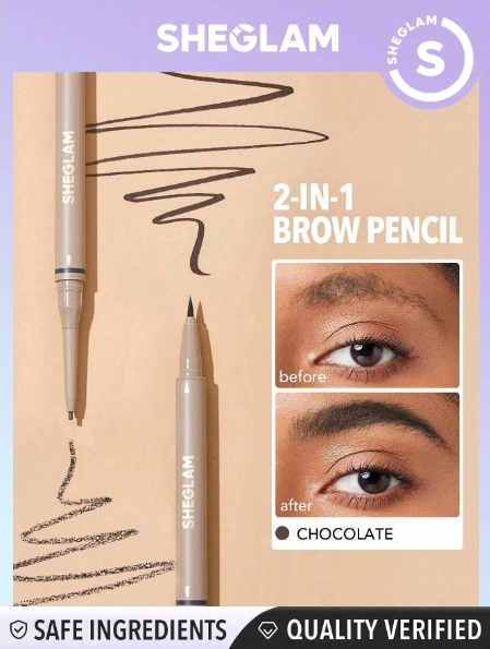 SHEGLAM Brows On Demand 2in1 Brow Pencil