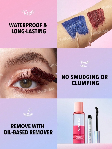 SHEGLAM 2in1 Colorful Mascara (Waterproof)