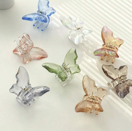 2pcs Butterfly Hair Claws (M+S)