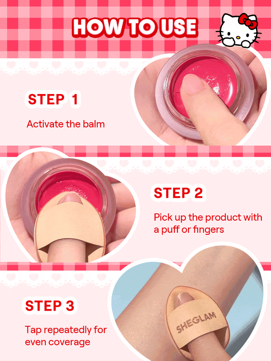Hello Kitty｜SHEGLAM True Love Dewy Multi-Use Balm-Whiskers