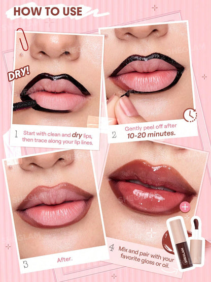 SHEGLAM Fall In Line Peel Off Lip Liner Stain - 3g