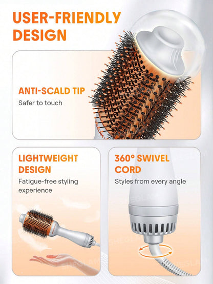 SHEGLAM HAIR Blowout Bliss Volumizing Hot Air Brush - UK Plug