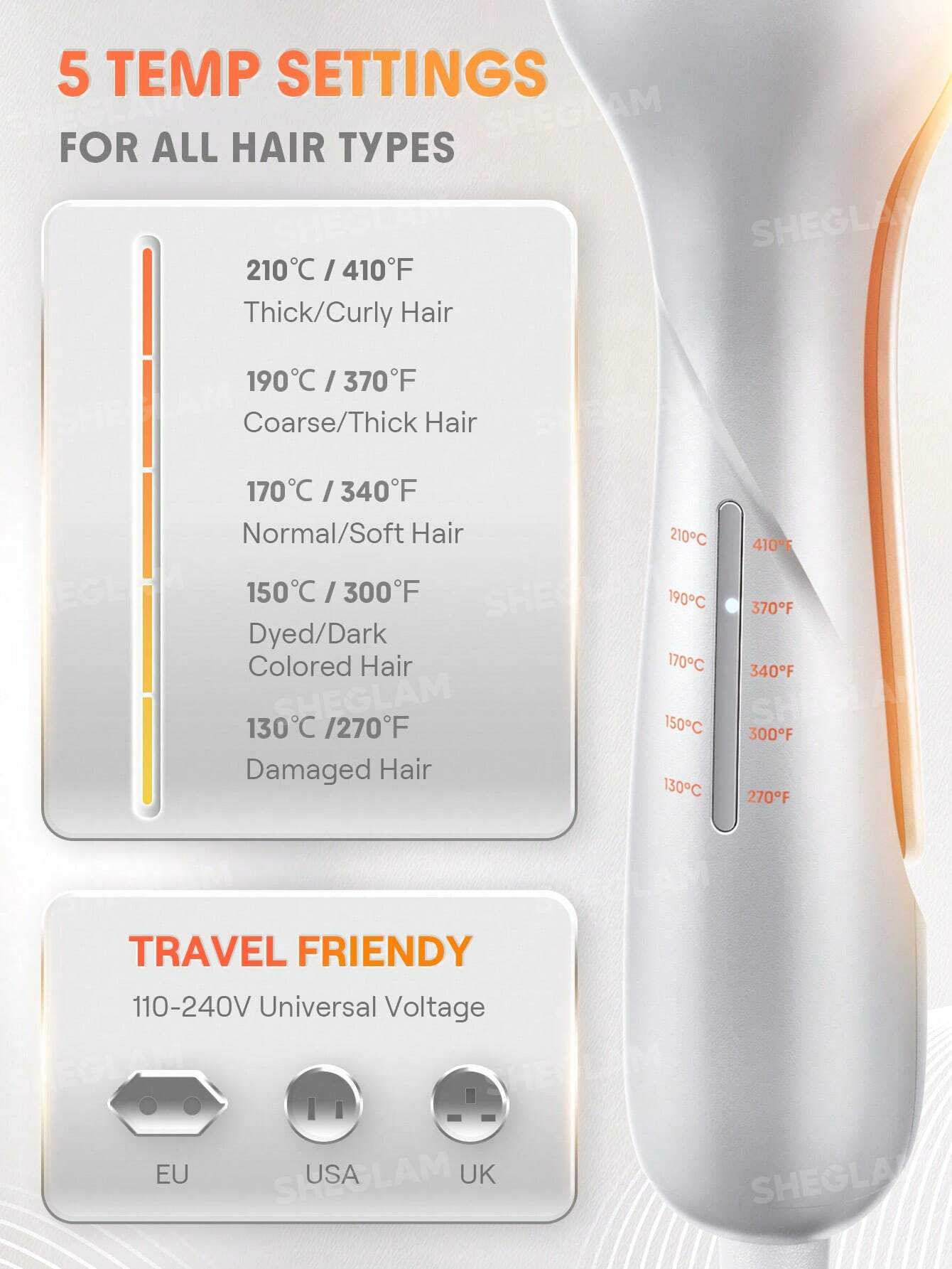SHEGLAM HAIR Beach Babe Hair Waver - UK Plug