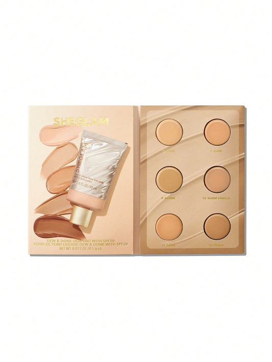 SHEGLAM Dew & Done Skin Tint With SPF20 Sample-Light Medium