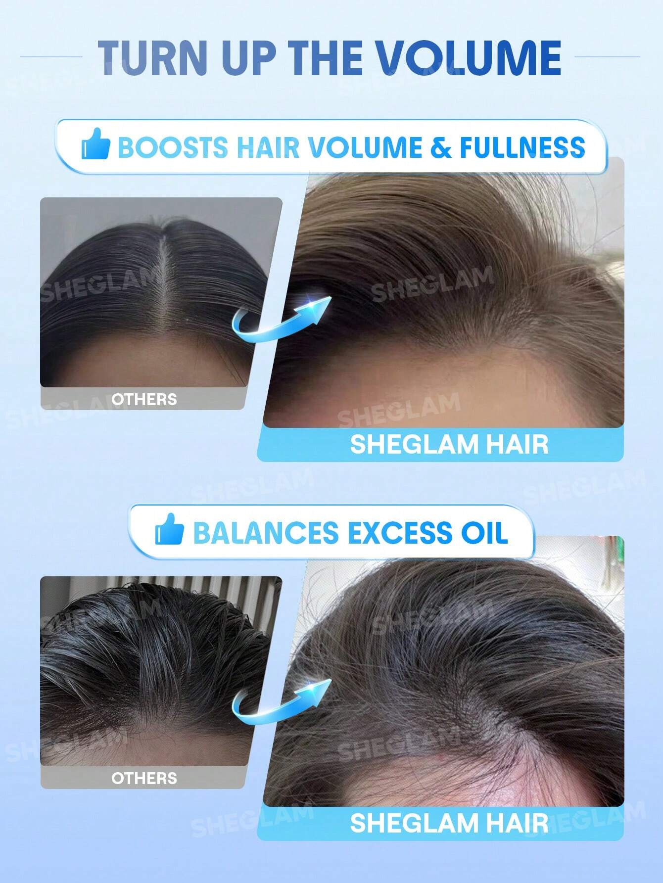 SHEGLAM HAIR Ultra-Light Volumizing Hair Mask 80g