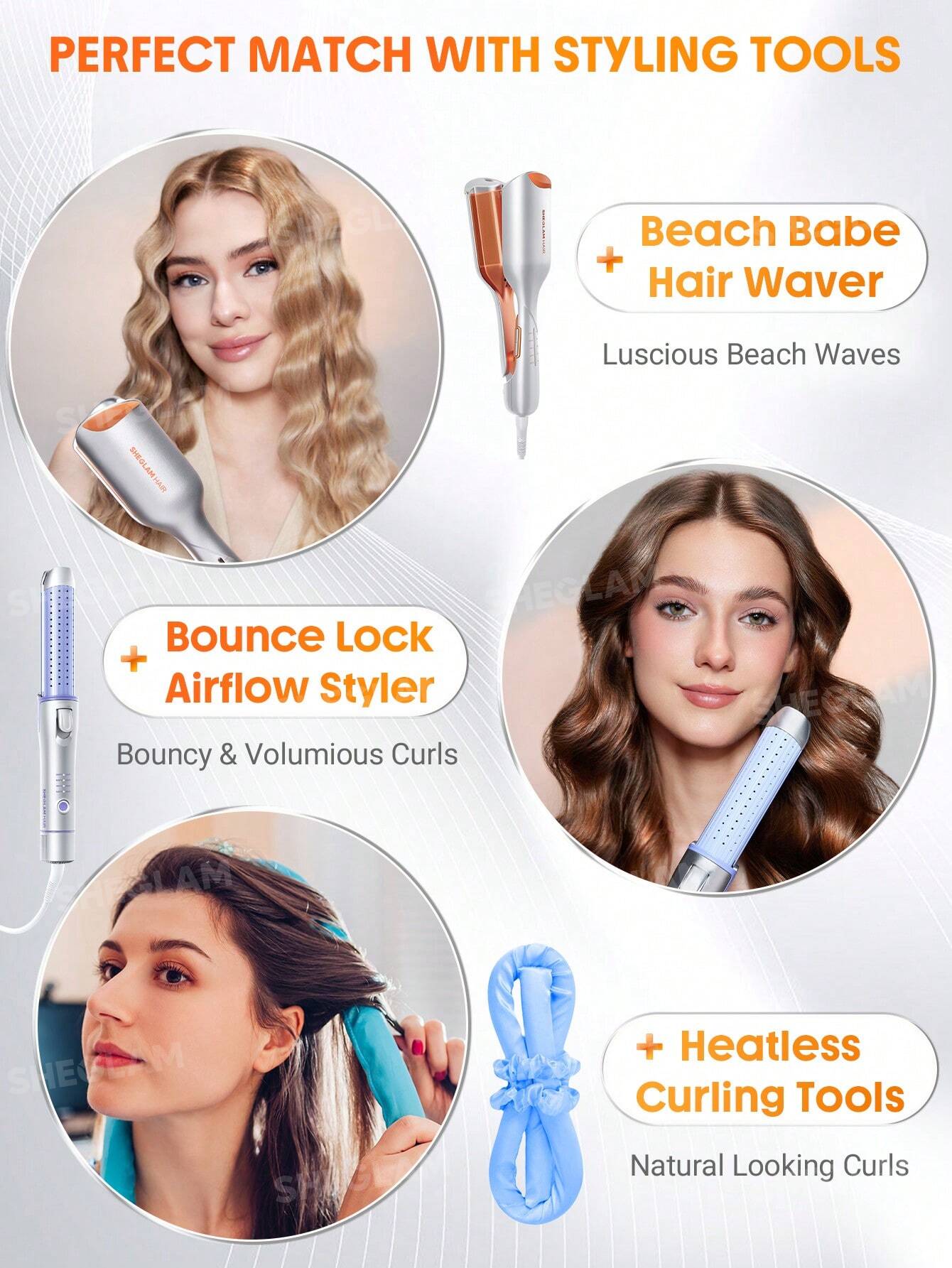 SHEGLAM HAIR Keep It Up Curl Protect & Hold 2-In-1 Styling Treatment 25ml