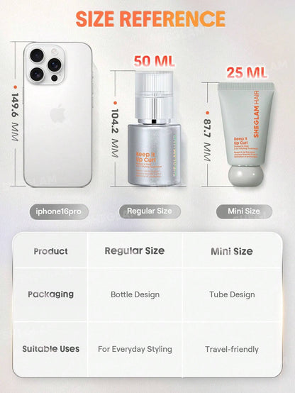 SHEGLAM HAIR Keep It Up Curl Protect & Hold 2-In-1 Styling Treatment 25ml