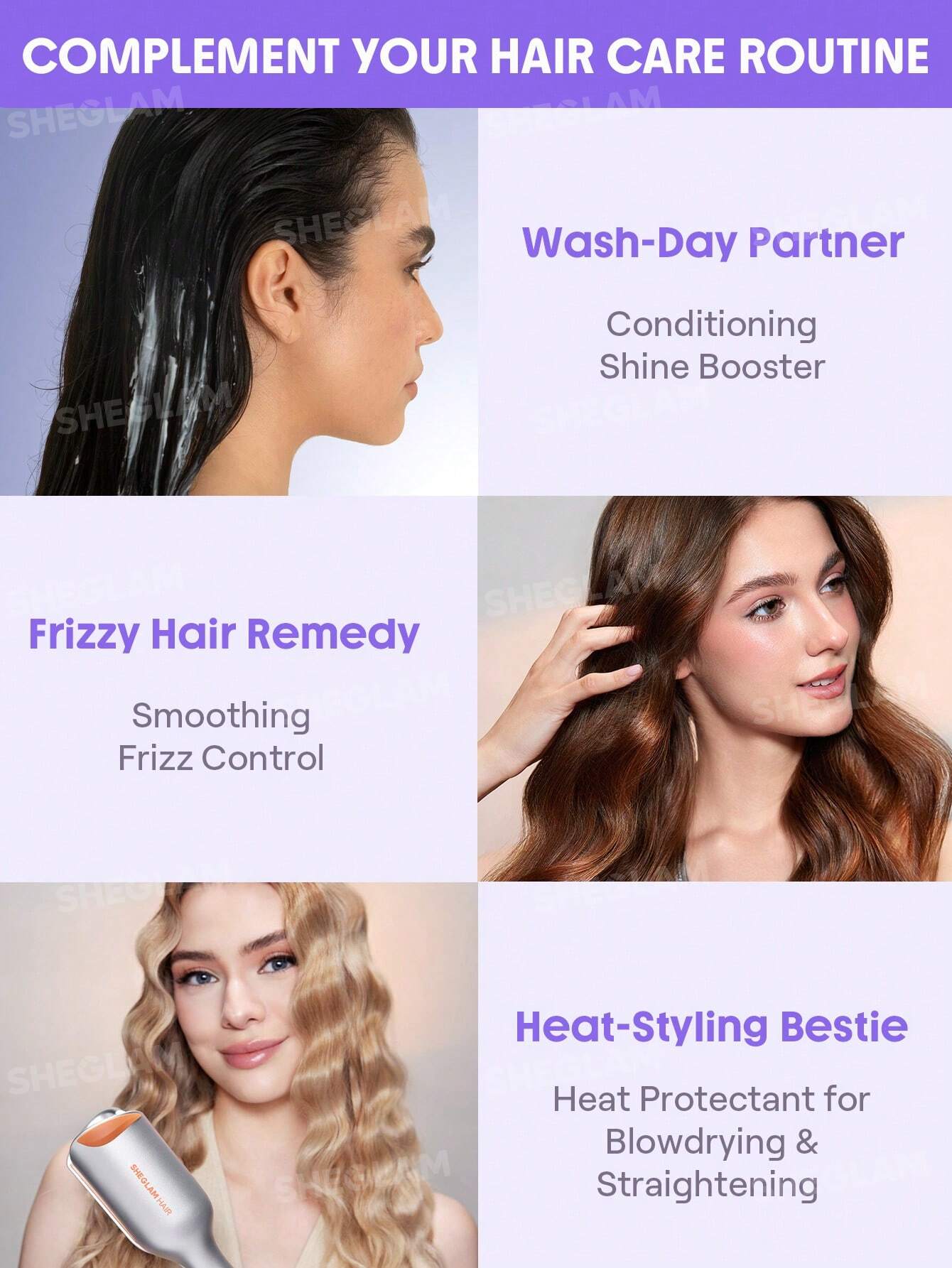 SHEGLAM HAIR On The Glow 1-Minute Revive Rich Hair Cream 70g