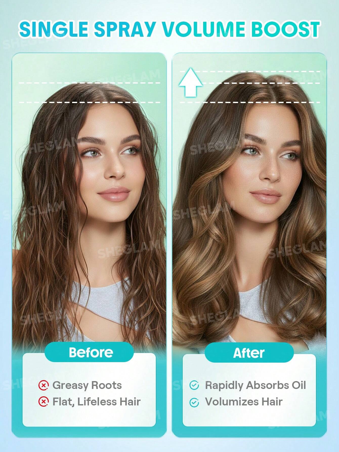 SHEGLAM HAIR Minty Fresh Airy Dry Shampoo 27g