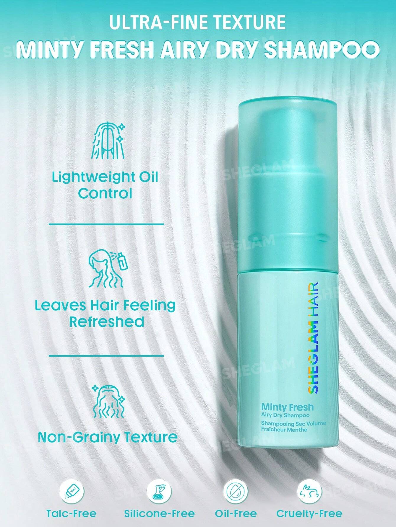 SHEGLAM HAIR Minty Fresh Airy Dry Shampoo 27g