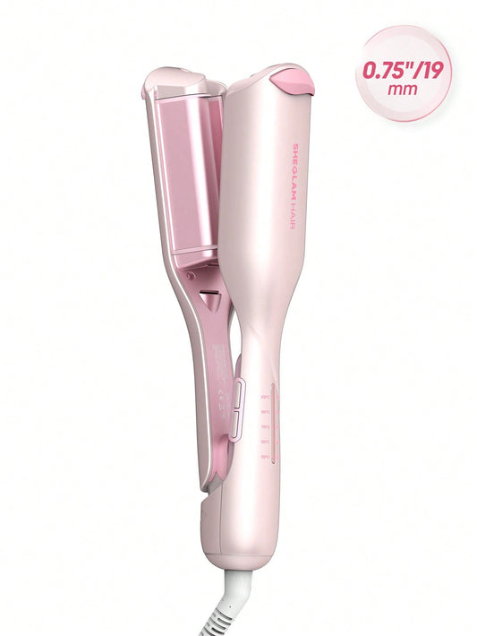 SHEGLAM HAIR Cupid's Charm Beach Babe Hair Waver-19mm UK Plug