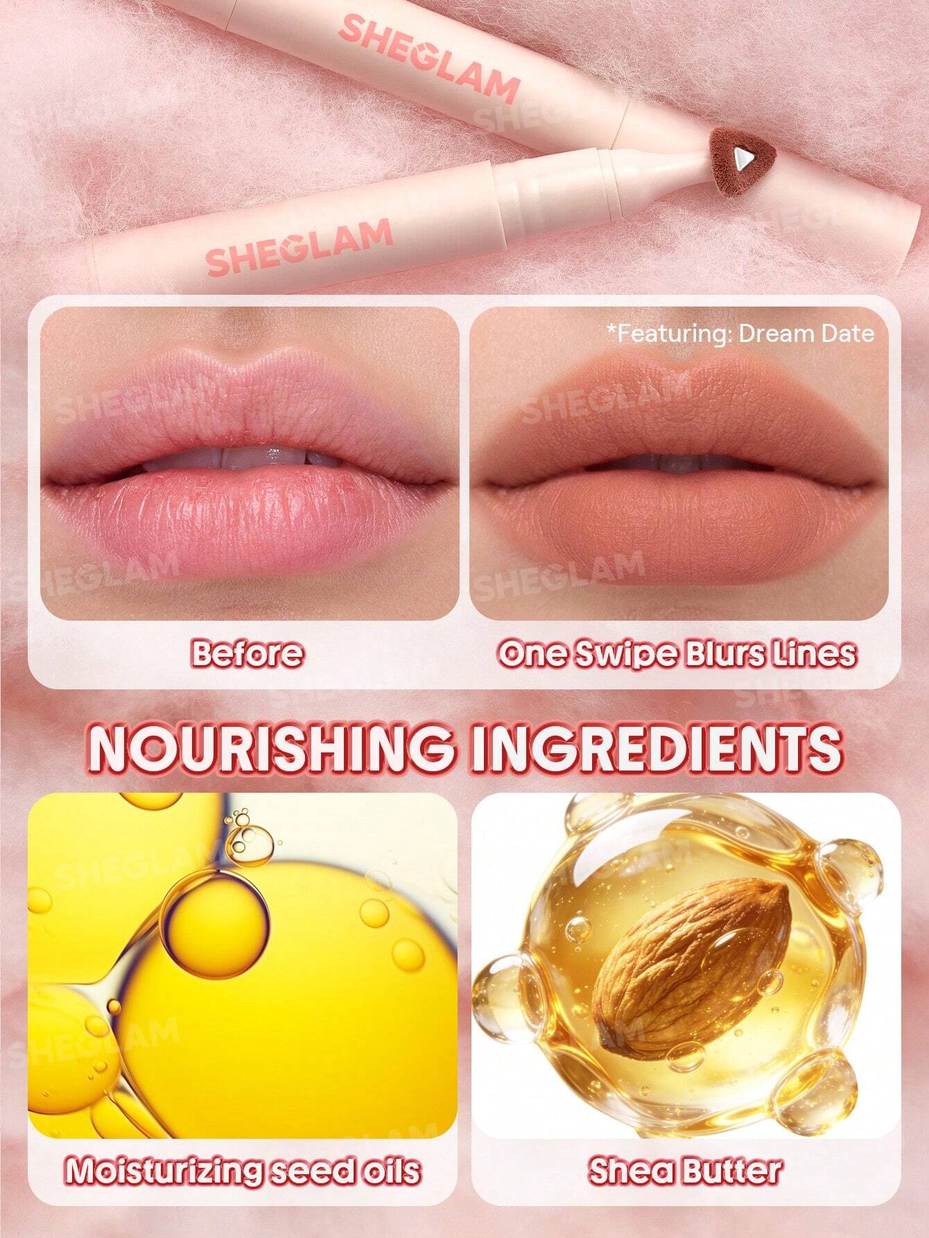 SHEGLAM Marshmallow Puff Lip Blur Pen
