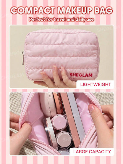 SHEGLAM Pink Makeup Bag Trousse De Maquillage