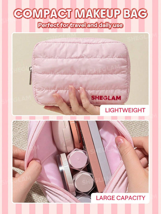 SHEGLAM Pink Makeup Bag Trousse De Maquillage