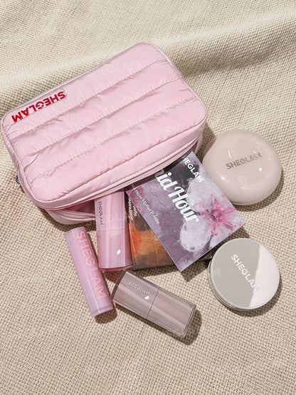 SHEGLAM Pink Makeup Bag Trousse De Maquillage