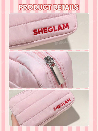 SHEGLAM Pink Makeup Bag Trousse De Maquillage