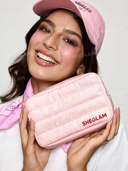 SHEGLAM Pink Makeup Bag Trousse De Maquillage
