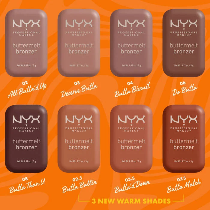 NYX Buttermelt Bronzer - 01 Butta Cup 5g