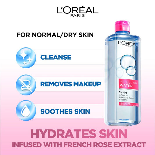 L’Oréal Paris 3-in-1 Refreshing Micellar Water - 400ml