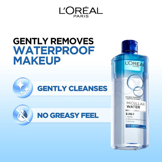 L’Oréal Paris 3-in-1 Deep Cleansing Micellar Water For Heavy Makeup