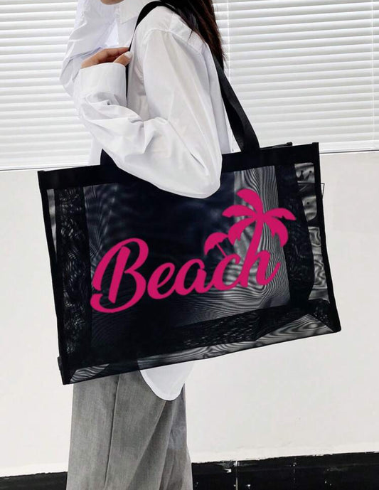 Breathable Beach Mesh Tote Bag