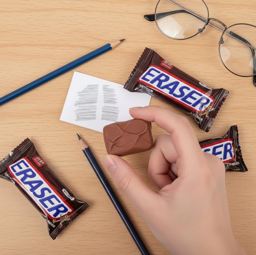 Mini Chocolate Pencil Eraser